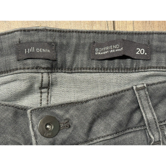 NWT J. Jill BOYFRIEND Straight Leg Ankle Denim Jeans Women's Size 20 Galaxy Wash - Picture 5 of 16